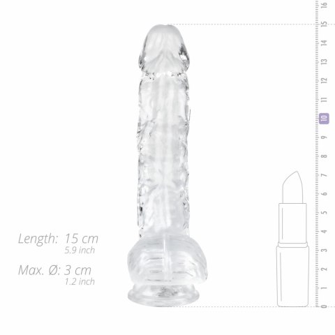 You2Toys Jelly z przyssawką przezroczysty 13,5 cm You2Toys Jelly z przyssawką przezroczysty 13,5 cm