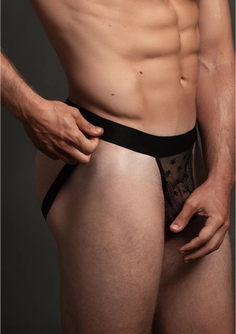 Allure Men Star SM Przezroczyste stringi z otwartym tyłem M Allure Men Star SM Przezroczyste stringi z otwartym tyłem M