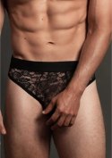 Allure Slipki męskie Lace SM koronka czarne rozmiar M