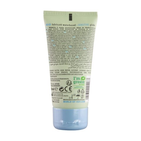 HOT BIO Lubrykant wodny delikatny z aloesem do pielęgnacji 50ml HOT BIO Lubrykant wodny delikatny z aloesem do pielęgnacji 50ml