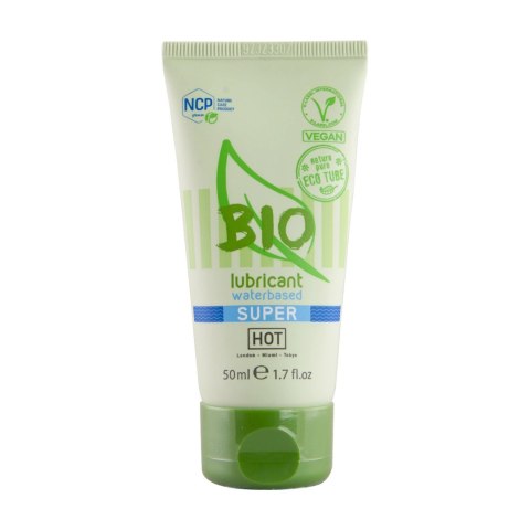 HOT Bio Lubrykant Wodny Super Poślizg 50 ml Eco-Tube Vegan HOT Bio Lubrykant Wodny Super Poślizg 50 ml Eco-Tube Vegan
