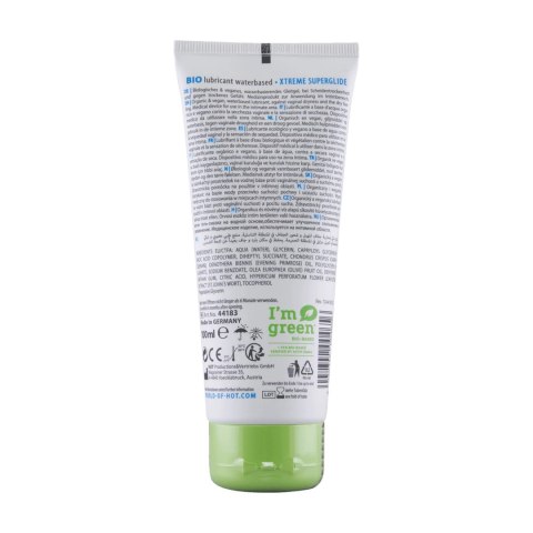 HOT Bio Water Glide żel nawilżający na bazie wody 100 ml Eco-Tube HOT Bio Water Glide żel nawilżający na bazie wody 100 ml Eco-Tube