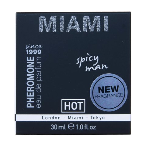 HOT Miami Spicy Perfumowany Spray z Nutą Feromonow 30 ml HOT Miami Spicy Perfumowany Spray z Nutą Feromonow 30 ml
