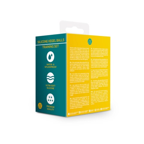 Loveline Carambola - Zestaw silikonowych kulek do ćwiczeń mięśni dna miednicy żołty Loveline Carambola - Zestaw silikonowych kulek do ćwiczeń mięśni dna miednicy żołty