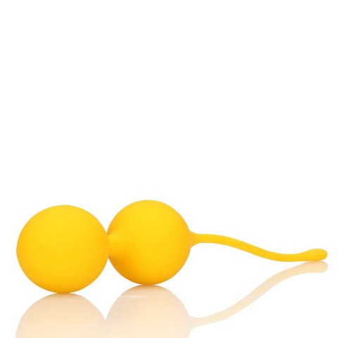 Loveline Carambola - Zestaw silikonowych kulek do ćwiczeń mięśni dna miednicy żołty Loveline Carambola - Zestaw silikonowych kulek do ćwiczeń mięśni dna miednicy żołty