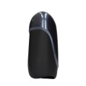 Loveline Licorice Black - Wibrująca maszyna intymna, silikonowa, czarna