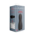 Loveline Sleeve Licorice Black - wibrująca maszyna intymna, czarna