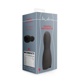 Loveline Sleeve Licorice Black - wibrująca maszyna intymna, czarna