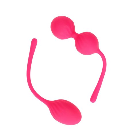 Loveline Wild Strawberry - Zestaw 2 kul treningowych Kegel Loveline Wild Strawberry - Zestaw 2 kul treningowych Kegel