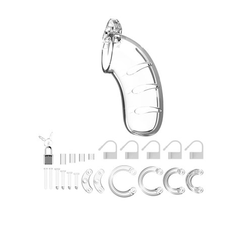 ManCage Model 11,5 cm - System blokujący z poliwęglanu, czarny ManCage Model 11,5 cm - System blokujący z poliwęglanu, czarny