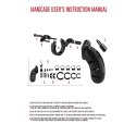 ManCage Model 9 - System zabezpieczający 9 cm, poliwęglan, czarny
