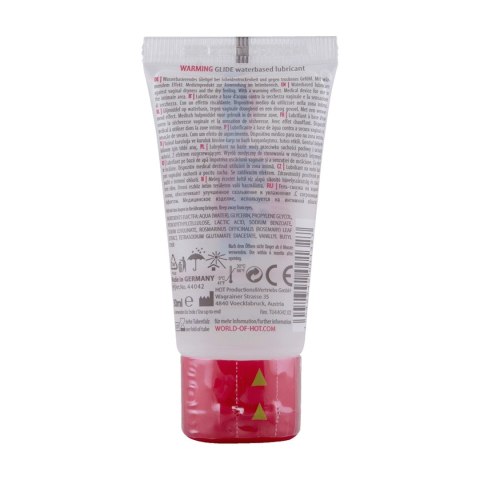 HOT Glide żel na bazie wody rozgrzewający 30ml bez osadu HOT Glide żel na bazie wody rozgrzewający 30ml bez osadu