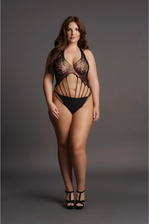 Le Desir Body 2w1 Plus Size z koronką, wycięcia, rozmiar XXL-5XL Le Desir Body 2w1 Plus Size z koronką, wycięcia, rozmiar XXL-5XL