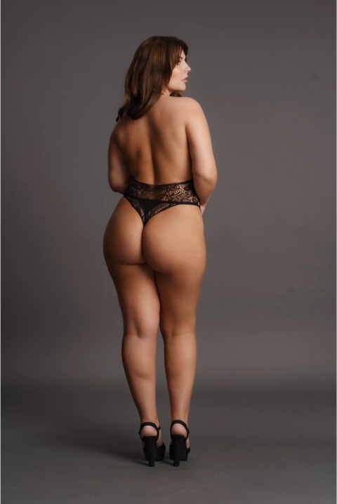 Le Desir Body 2w1 Plus Size z koronką, wycięcia, rozmiar XXL-5XL Le Desir Body 2w1 Plus Size z koronką, wycięcia, rozmiar XXL-5XL
