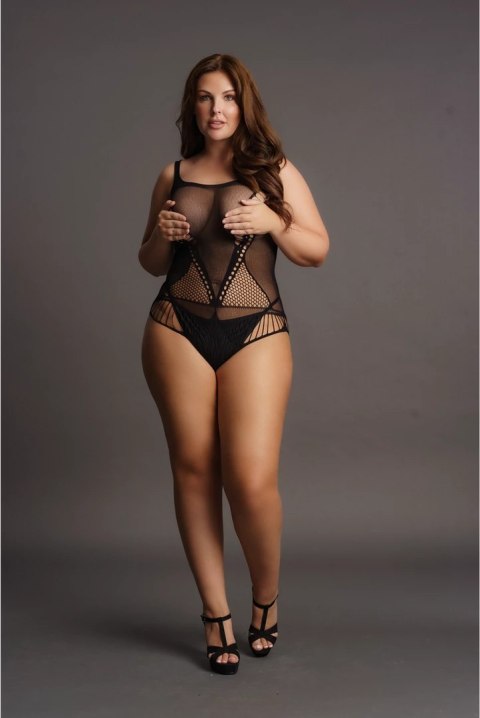 Le Desir Body Plus Size z maskującymi bokami, siateczka XXL-5XL Le Desir Body Plus Size z maskującymi bokami, siateczka XXL-5XL