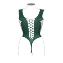 Le Desir Body Queen Size z głębokim dekoltem V XL-4XL czarny