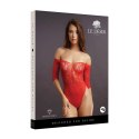 Le Desir Body z rękawami 3/4, koronkowy, otwarty kroj S/XL
