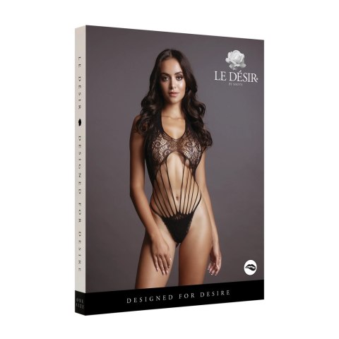 Le Desir Body z wycięciami S-XL koronkowy elastyczny czarny Le Desir Body z wycięciami S-XL koronkowy elastyczny czarny