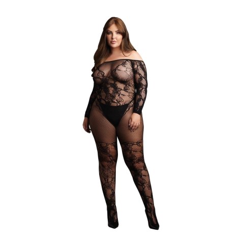 Le Desir Bodystocking Plus Size z siateczką i koronką XL-4XL Le Desir Bodystocking Plus Size z siateczką i koronką XL-4XL