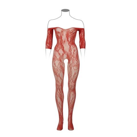Le Desir Bodystocking Queen Size długi rękaw koronkowy XL-4XL czarny Le Desir Bodystocking Queen Size długi rękaw koronkowy XL-4XL czarny