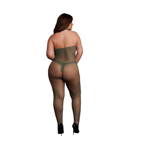 Le Desir Bodystocking Queen Size z koronką i kabaretką XL-4XL Le Desir Bodystocking Queen Size z koronką i kabaretką XL-4XL
