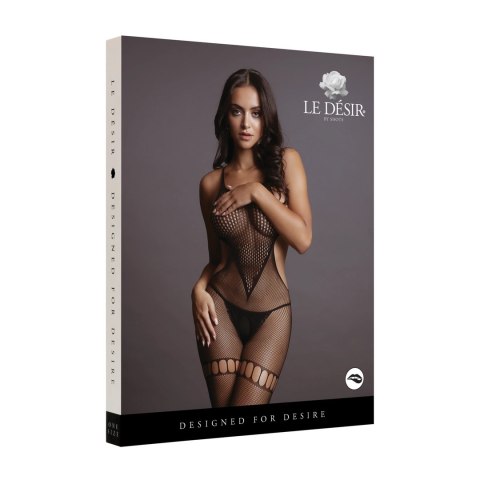 Le Desir Bodystocking S-XL z otwartymi bokami i dekoracyjnymi wycięciami Le Desir Bodystocking S-XL z otwartymi bokami i dekoracyjnymi wycięciami