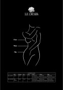 Le Desir Plus Size Bodystocking Koronkowo-Siateczkowy XXL-5XL