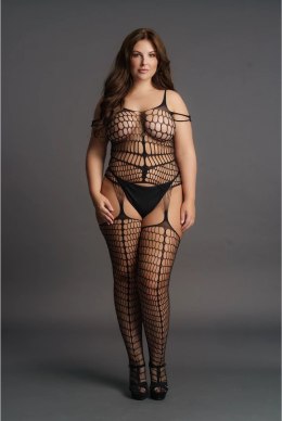 Le Desir Plus Size Bodystocking z kryjącą podszewką, rozmiar XXL-5XL
