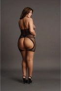 Le Desir Plus Size Sukienka z koronką i odkrytym dołem XXL-5XL