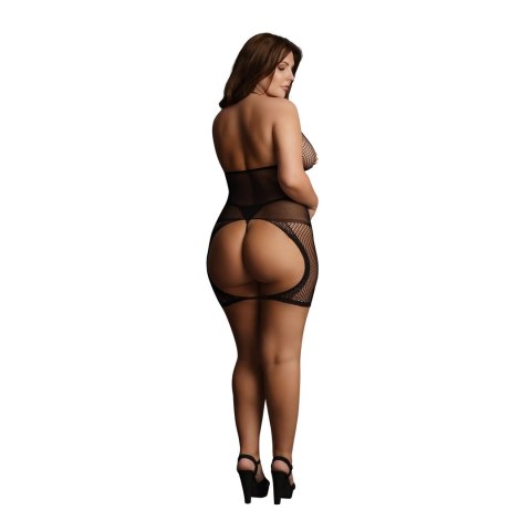 Le Desir Plus Size Sukienka z koronką i odkrytym dołem XXL-5XL Le Desir Plus Size Sukienka z koronką i odkrytym dołem XXL-5XL