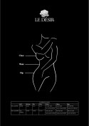 Le Desir Rajstopy Plus Size Leopard elastyczna siateczka