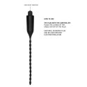 Shots ElectroShock Elektrosonda silikonowa z pilotem 29,5 cm