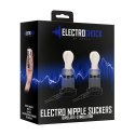Shots ElectroShock - System stymulujący sutki z pilotem, biały