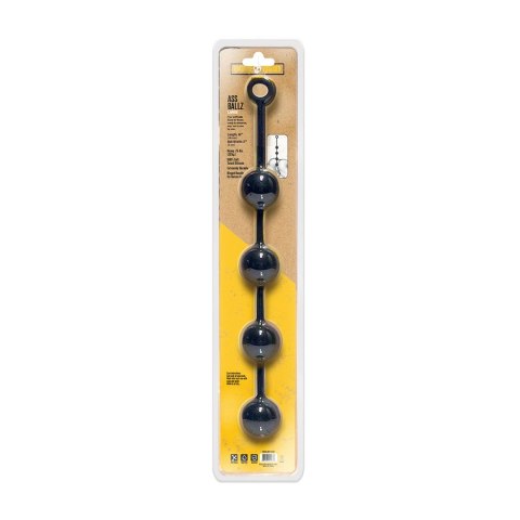Boneyard Ass Ballz XL - Koraliki silikonowe L, 46 cm, czarne Boneyard Ass Ballz XL - Koraliki silikonowe L, 46 cm, czarne