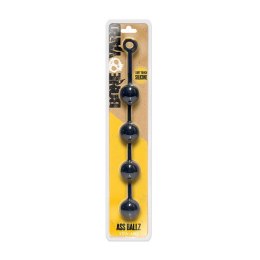 Boneyard Ass Ballz XL - Koraliki silikonowe XL z uchwytem, 52 cm