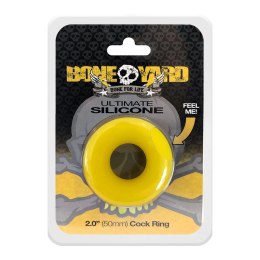 Boneyard Classic Ring silikonowy pierścień anatomiczny 50 mm czarny
