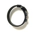 Boneyard Ring Strap silikonowy pasek regulowany uniwersalny czarny