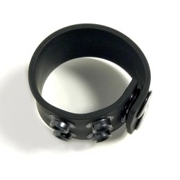 Boneyard Snap Ring silikonowy pierścień z kulką - regulowany, czarny