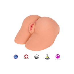 Curve Toys Jesse - anatomiczny model pośladkow z dwoma kanałami, bio-skora