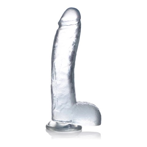 Curve Toys model Crystal z anatomiczną podstawą 25,5 cm przezroczysty Curve Toys model Crystal z anatomiczną podstawą 25,5 cm przezroczysty