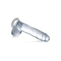 Curve Toys model Crystal z anatomiczną podstawą 25,5 cm przezroczysty
