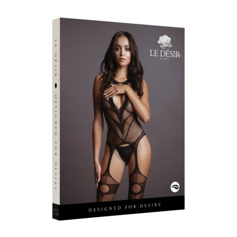 Le Desir Bodystocking Suspender kabaretka S-XL czarne Le Desir Bodystocking Suspender kabaretka S-XL czarne