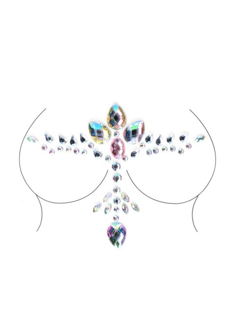 Le Desir Dazzling Cleavage - Błyszczące naklejki dekoracyjne na ciało