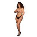 Le Desir Zoe Plus Size - elastyczne majtki koronkowe z odkrytym tyłem