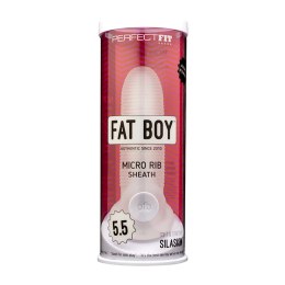 Perfect Fit Fat Boy Micro Rib Sheath 14 cm - Osłona anatomiczna SilaSkin