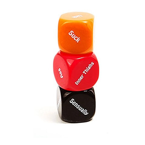 Shots Toys Dice Dare - Zestaw kości do gry dla par, wielokolorowe