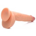 XR Brands Beefy Model 23 cm z Przyssawką - PVC, Jasny