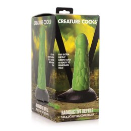 XR Brands Creature Cocks model gadzi silikonowy zielony z przyssawką