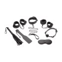 XR Brands Deluxe 7-elementowy zestaw akcesoriow do restrykcji PU