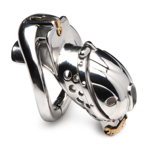 XR Brands Deluxe Locking Chastity Cage stal nierdzewna regulowana XR Brands Deluxe Locking Chastity Cage stal nierdzewna regulowana